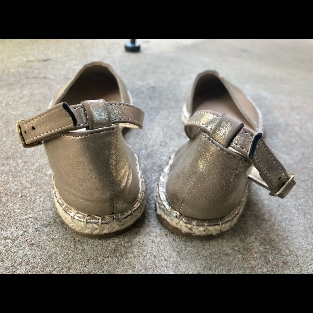 Steve Madden metallic golden espadrille flats - Picture 5 of 8